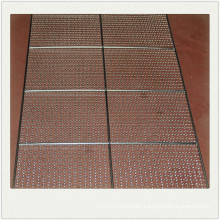 Stainless steel perforated baked / baking tray used in the oven